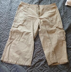 Casual Tan Capris for Women